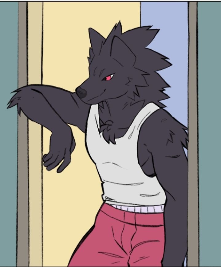 Hot wolf template Blank Meme Template