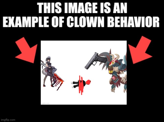 MC IS NOT DEAD! BUT STILL, IT'S CLOWN BEHAVIOR. | image tagged in this image is an example of clown behavior dark mode,mc,mc is still alive and well | made w/ Imgflip meme maker