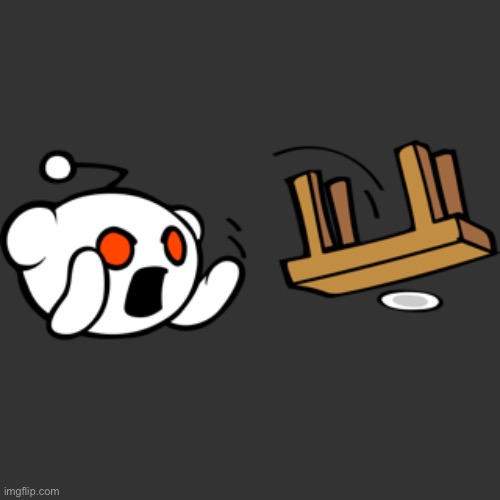 Oh no, our table! | made w/ Imgflip meme maker