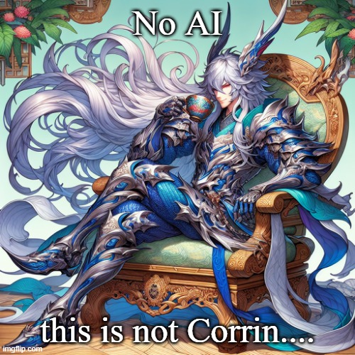 No AI; this is not Corrin.... | made w/ Imgflip meme maker
