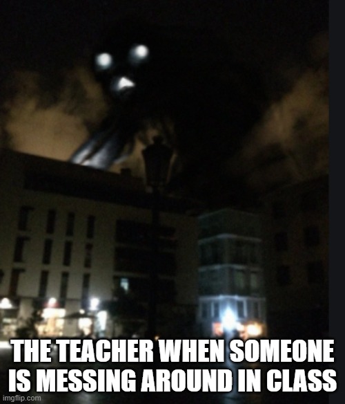 Sky Screamer | THE TEACHER WHEN SOMEONE IS MESSING AROUND IN CLASS | image tagged in sky screamer | made w/ Imgflip meme maker