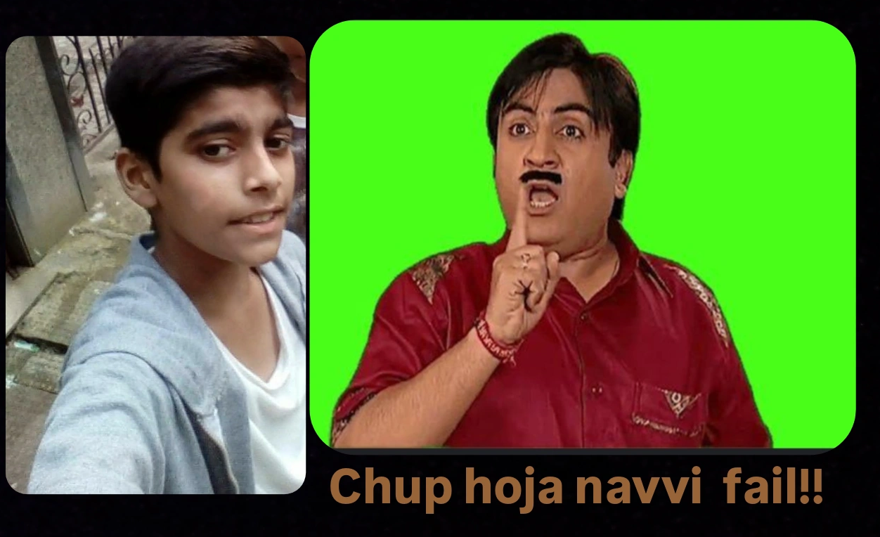 Chup hoja navvi fail Blank Meme Template