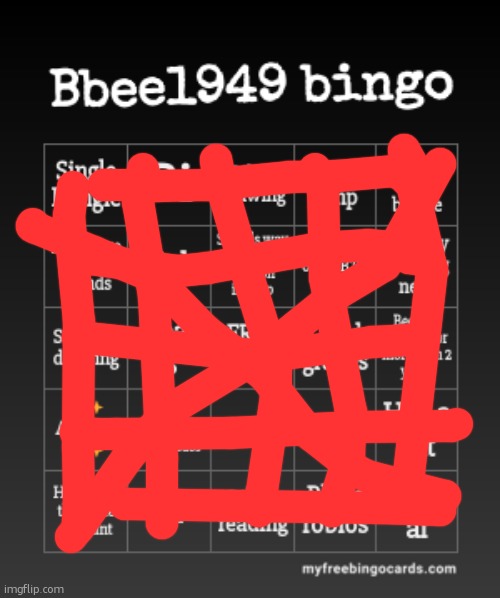 no way guys blackout | image tagged in bbee1949 bingo | made w/ Imgflip meme maker