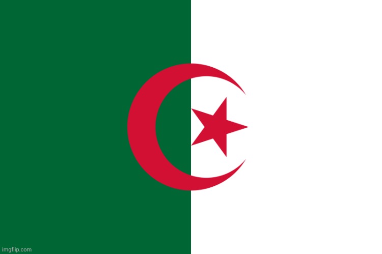 Algeria | image tagged in algeria flag | made w/ Imgflip meme maker