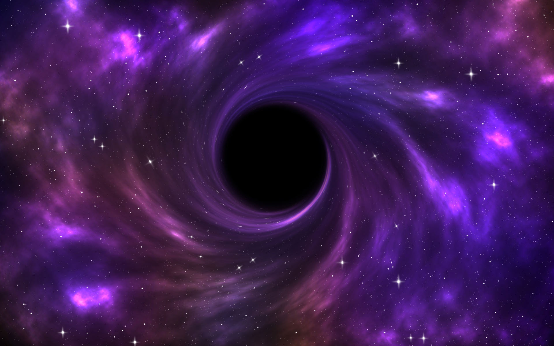 BLACK HOLE - purply Blank Meme Template