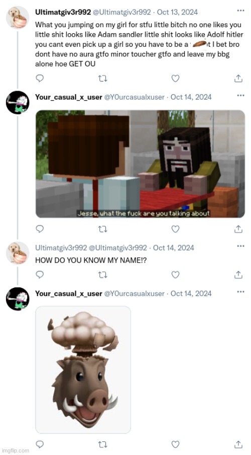 idk what to say anymore (He said the f sulr | made w/ Imgflip meme maker