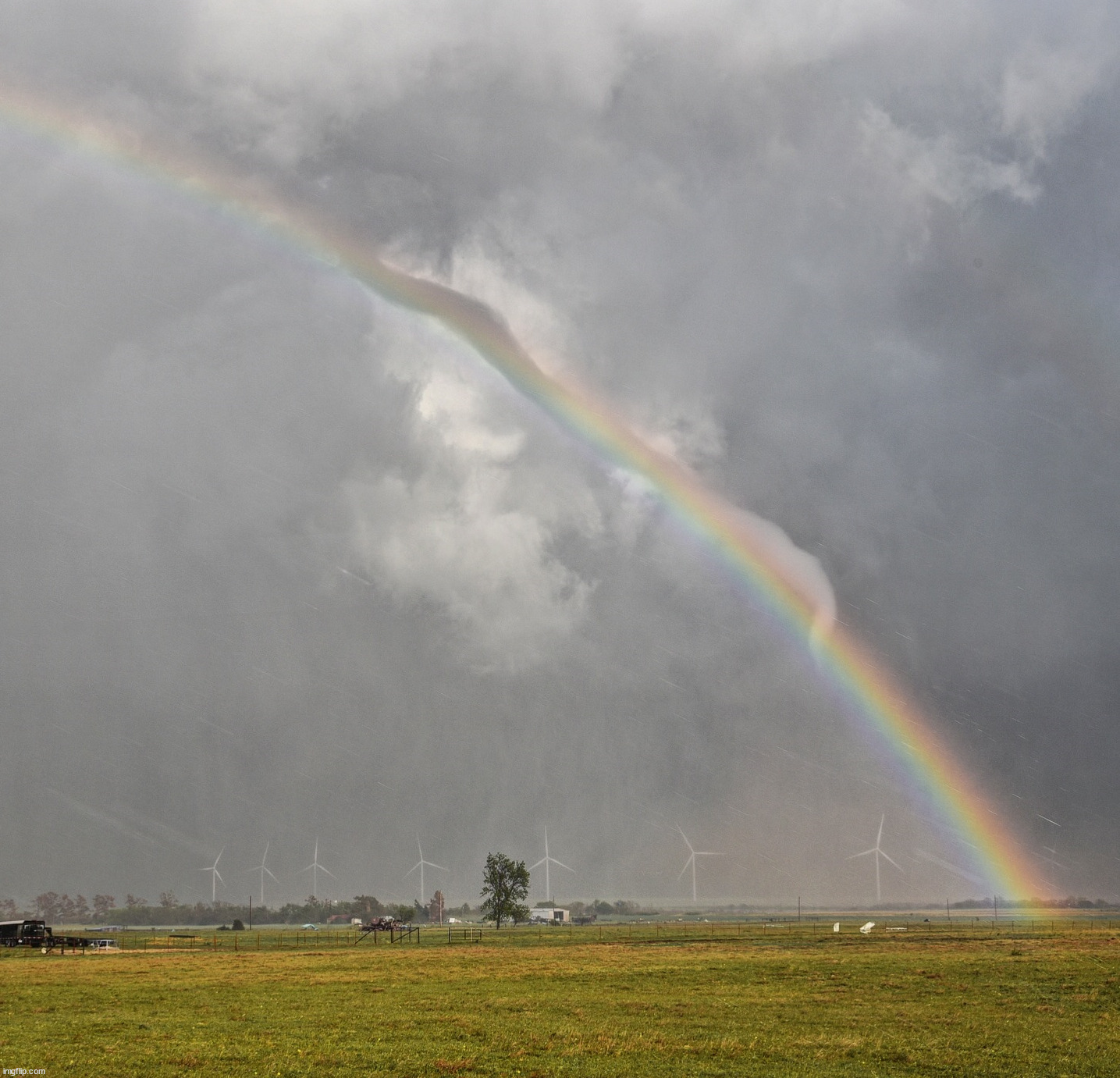 Rainbow tornado | image tagged in awesome | made w/ Imgflip meme maker