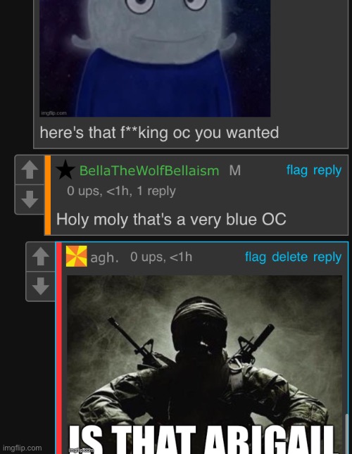 context: that’s blue’s real name | made w/ Imgflip meme maker