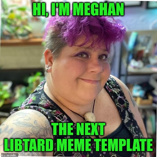 HI, I'M MEGHAN THE NEXT LIBTARD MEME TEMPLATE | made w/ Imgflip meme maker