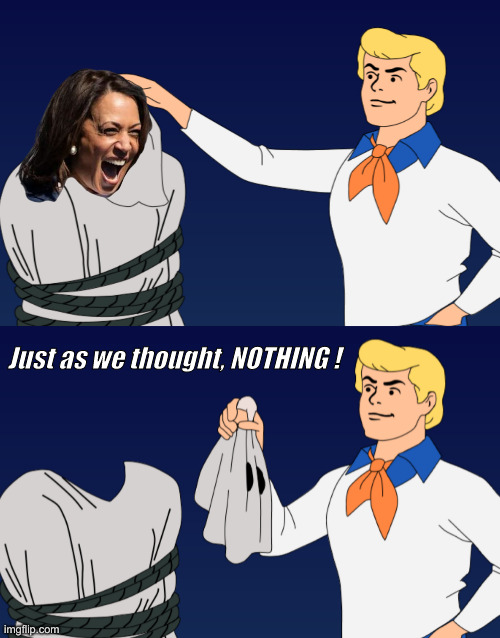 Just As We Suspected, There's NOTHING There ! | Just as we thought, NOTHING ! | image tagged in hd scooby mask reveal cutout,political meme,politics,funny memes,funny | made w/ Imgflip meme maker