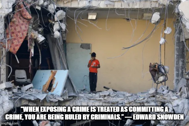 When the Lawless Rule | "WHEN EXPOSING A CRIME IS TREATED AS COMMITTING A CRIME, YOU ARE BEING RULED BY CRIMINALS.” ― EDWARD SNOWDEN | image tagged in it's the law | made w/ Imgflip meme maker