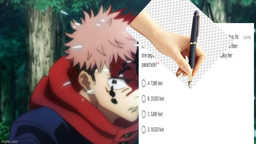 Jujutsu Kaisen Yuji Itadori 2 | image tagged in jujutsu kaisen yuji itadori 2 | made w/ Imgflip meme maker