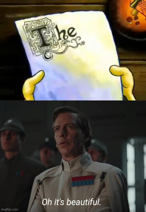 image tagged in spongebob essay,oh it's beautiful | made w/ Imgflip meme maker
