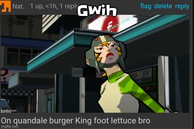 On quandale burger King foot lettuce bro | Gwih | image tagged in on quandale burger king foot lettuce bro | made w/ Imgflip meme maker