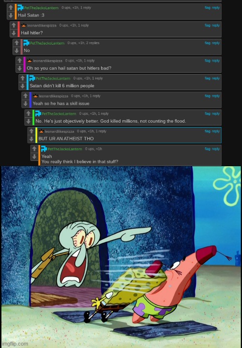 @leonardlikespizza | image tagged in get out of my house | made w/ Imgflip meme maker