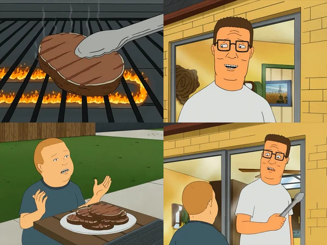 What if hank hill Blank Meme Template