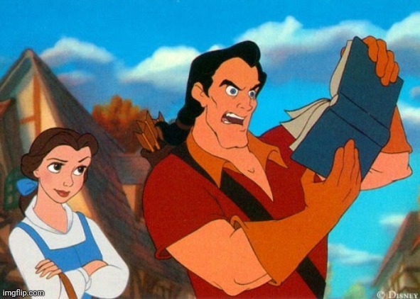 Gaston reading | image tagged in gaston reading | made w/ Imgflip meme maker