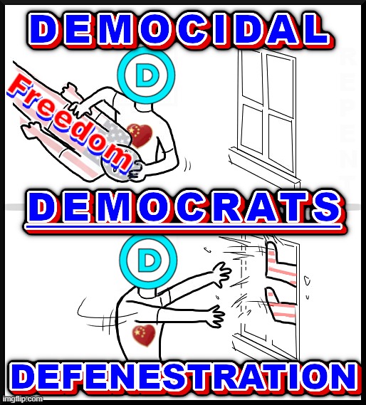 KKK to DDD ? | image tagged in democrats,democidal,defenestration,freedom,trashes,liberty | made w/ Imgflip meme maker