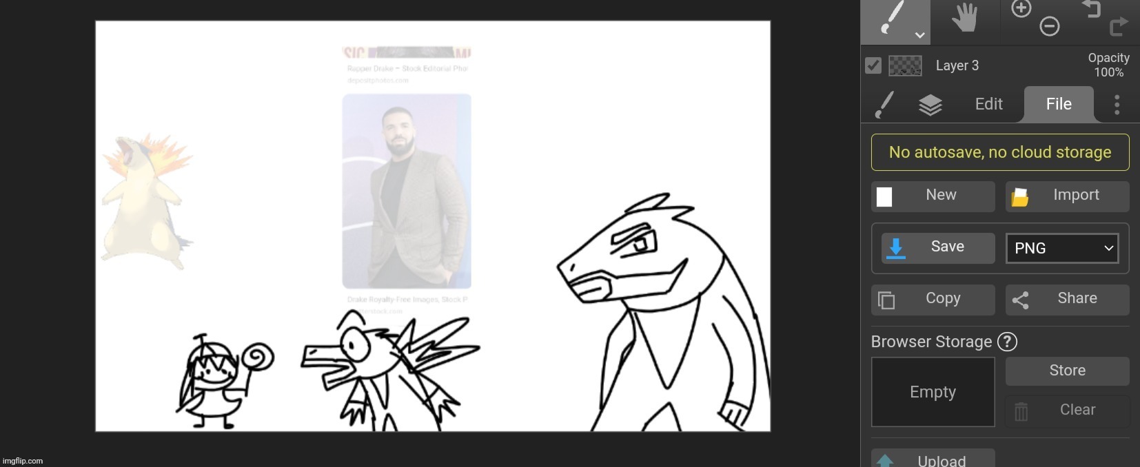 Drew this last night lmao | made w/ Imgflip meme maker