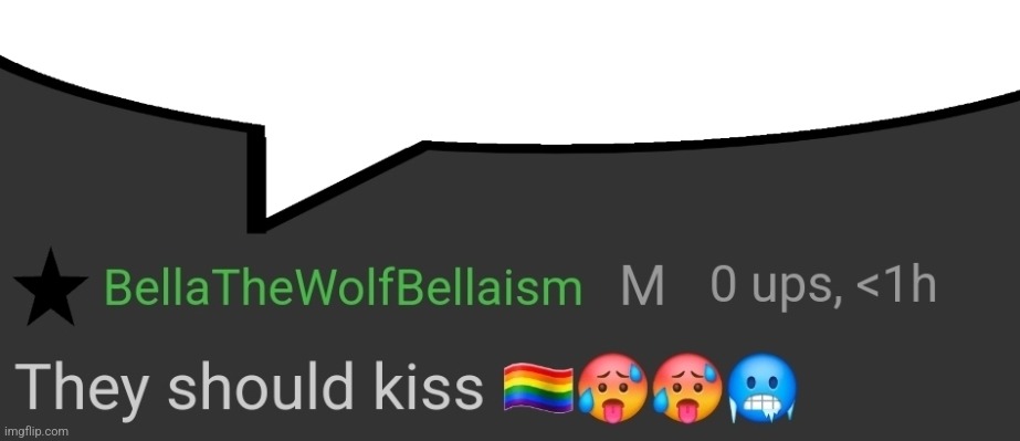 New template | image tagged in blue speech bubble | made w/ Imgflip meme maker