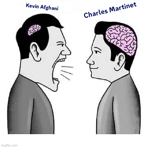 image tagged in charles martinet vs kevin afgandi | made w/ Imgflip meme maker