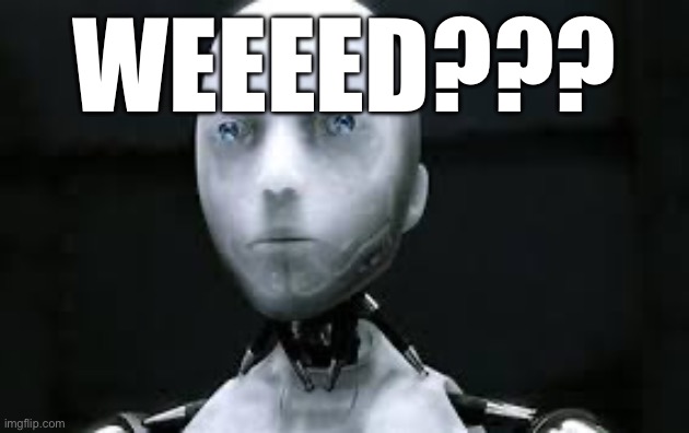 I robot sonny | WEEEED??? | image tagged in i robot sonny | made w/ Imgflip meme maker