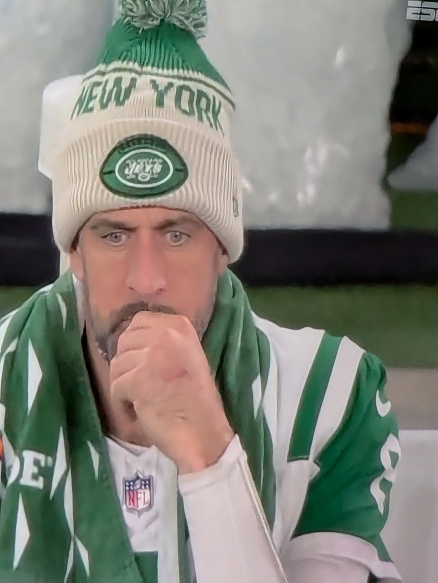 Aaron Rodgers rethinking his life choices Blank Meme Template