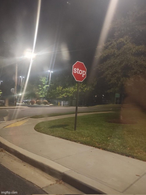 what if we kissed under the lowercase stop sign | made w/ Imgflip meme maker