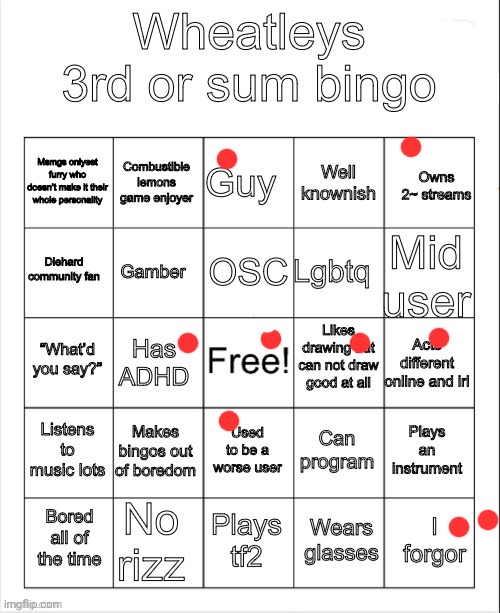 Muh bingo | image tagged in muh bingo | made w/ Imgflip meme maker