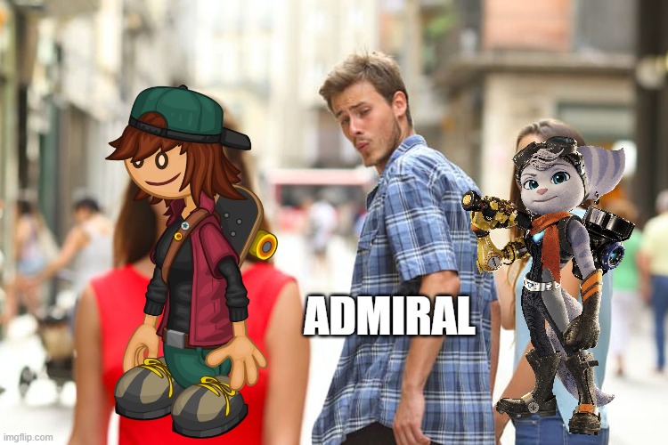 Distracted Boyfriend Meme | ADMIRAL | image tagged in memes,distracted boyfriend | made w/ Imgflip meme maker