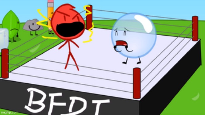 Random ass scenes in BFDI part 1 | made w/ Imgflip meme maker