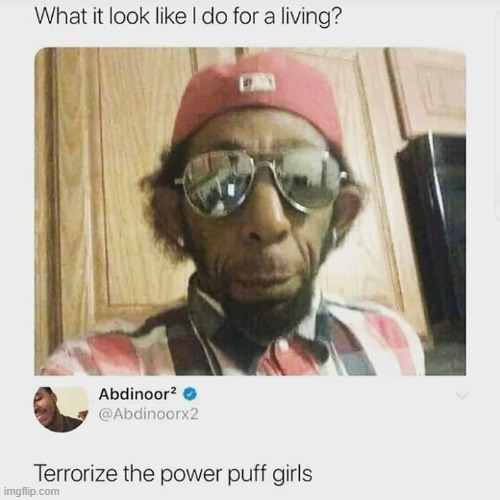 Terrorizing Powerpuff girls | image tagged in memes,twitter,rareinsults | made w/ Imgflip meme maker