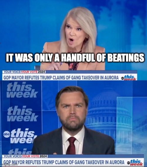 Raddatz Handful | IT WAS ONLY A HANDFUL OF BEATINGS | image tagged in raddatz,vance,handful,gangs | made w/ Imgflip meme maker