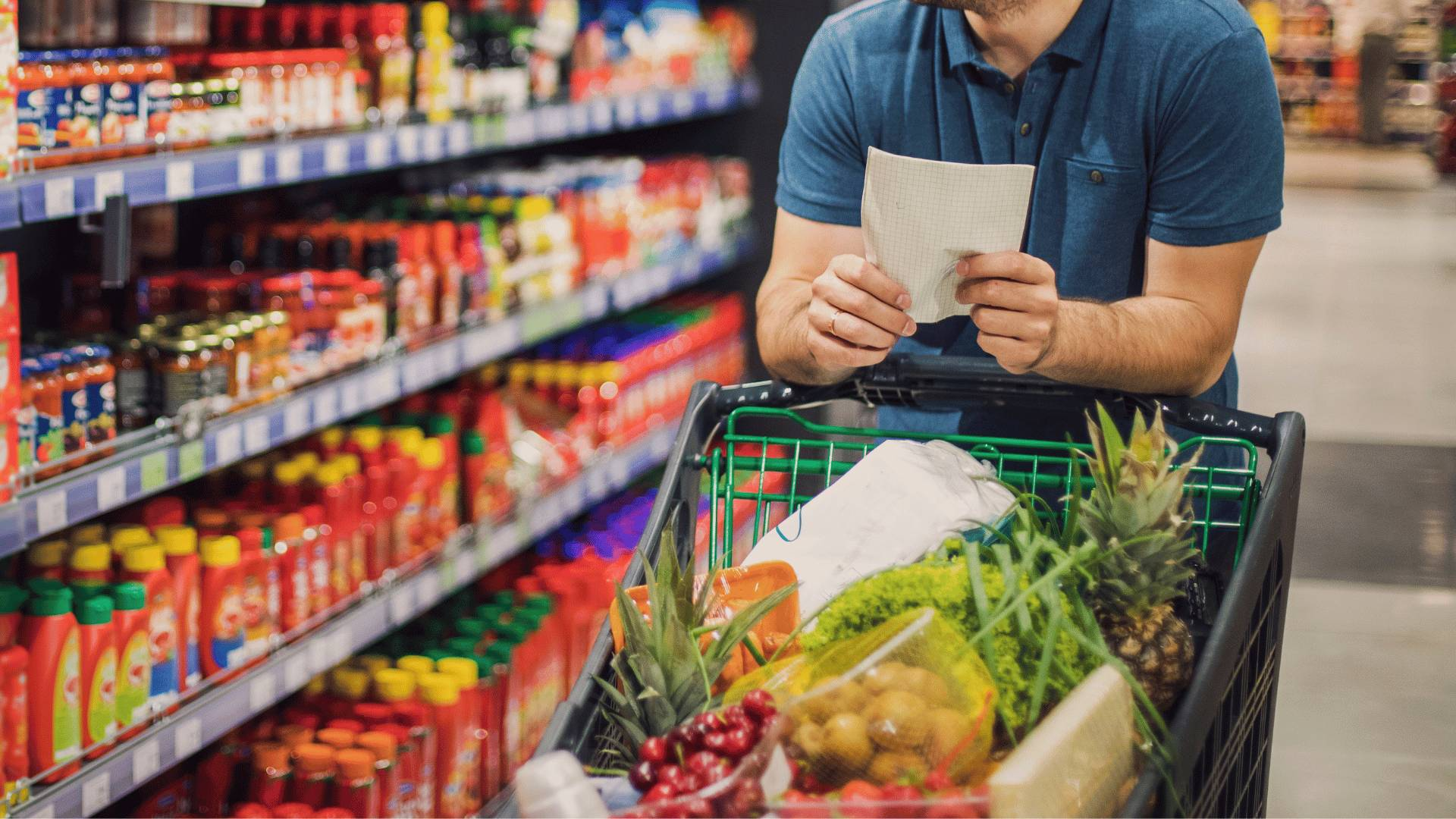 High Quality Grocery Store Blank Meme Template