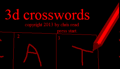 3D Crosswords Blank Meme Template