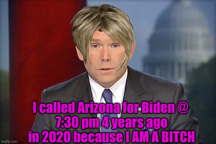 Bret Baier | I called Arizona for Biden @ 
7:30 pm 4 years ago in 2020 because I AM A BITCH | image tagged in bret baier | made w/ Imgflip meme maker