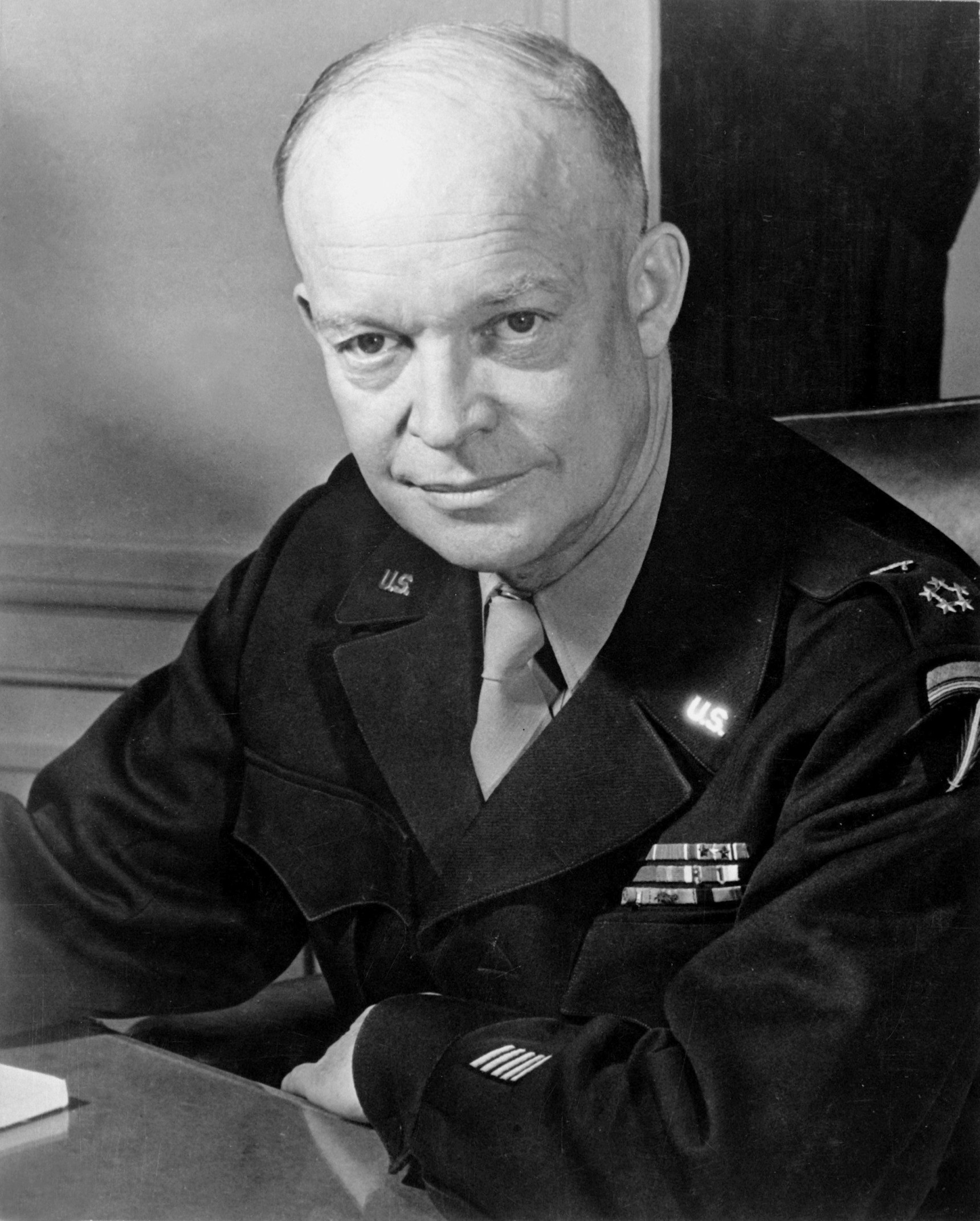 Eisenhower the Boss Blank Meme Template