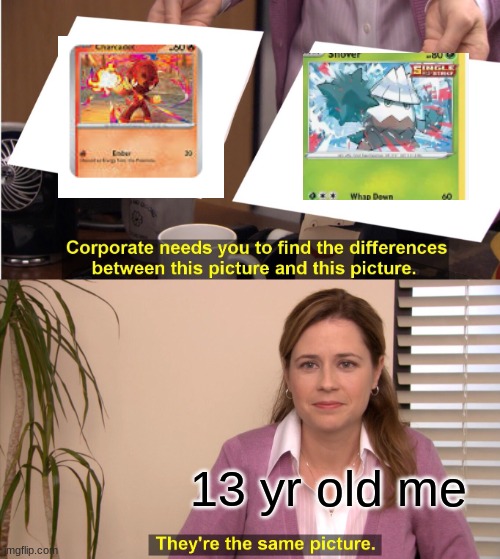 They're The Same Picture | 13 yr old me | image tagged in memes,they're the same picture | made w/ Imgflip meme maker