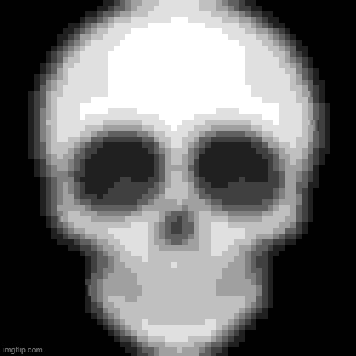 Skull emoji | image tagged in skull emoji | made w/ Imgflip meme maker