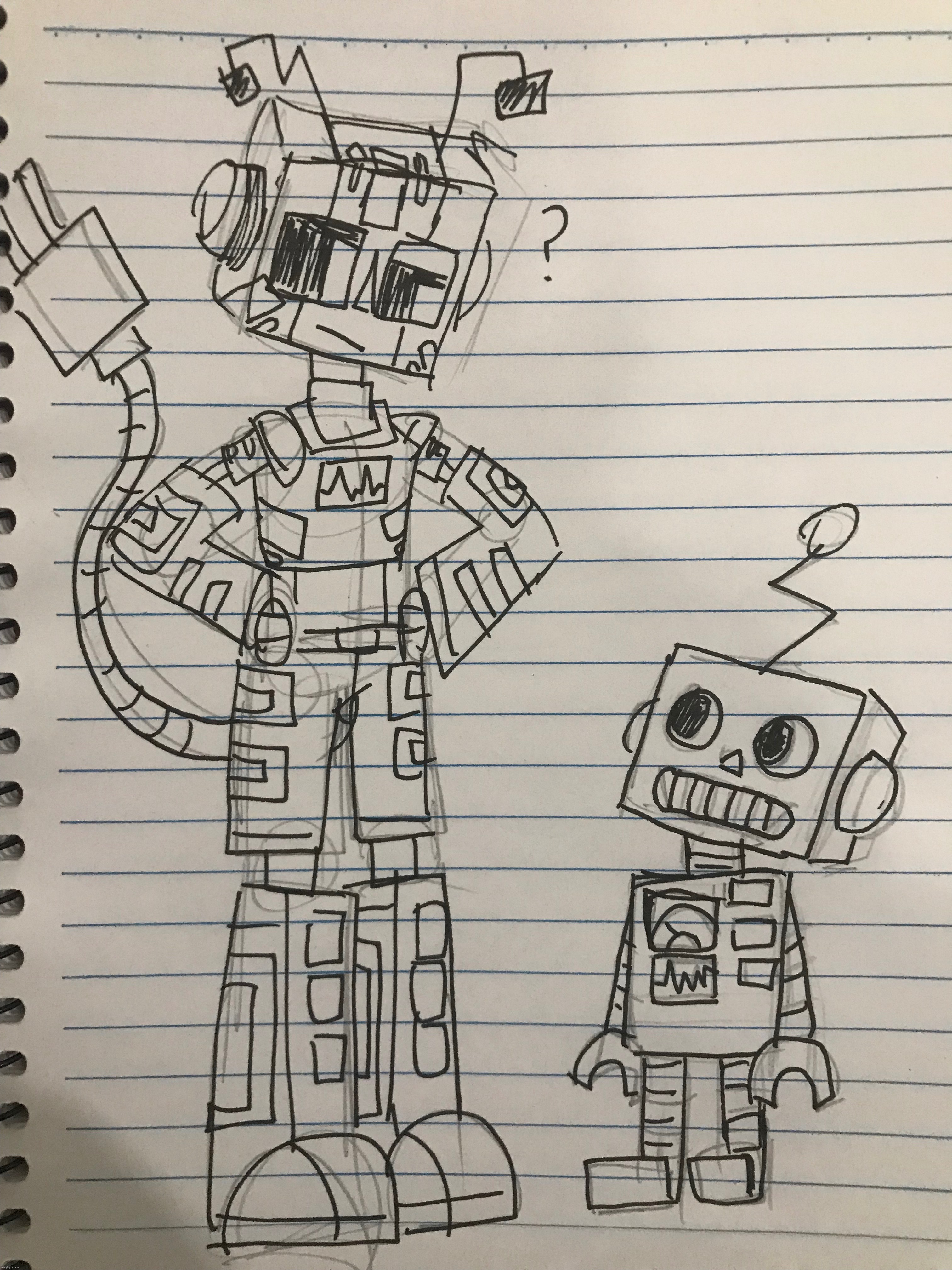 A generic (ze)robot and Zerobot | made w/ Imgflip meme maker