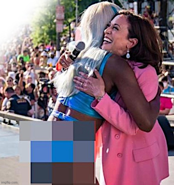 KAMALA - DRAG QUEEN 002 | image tagged in kamala harris,drag queen,biden,coup,liar,trans | made w/ Imgflip meme maker