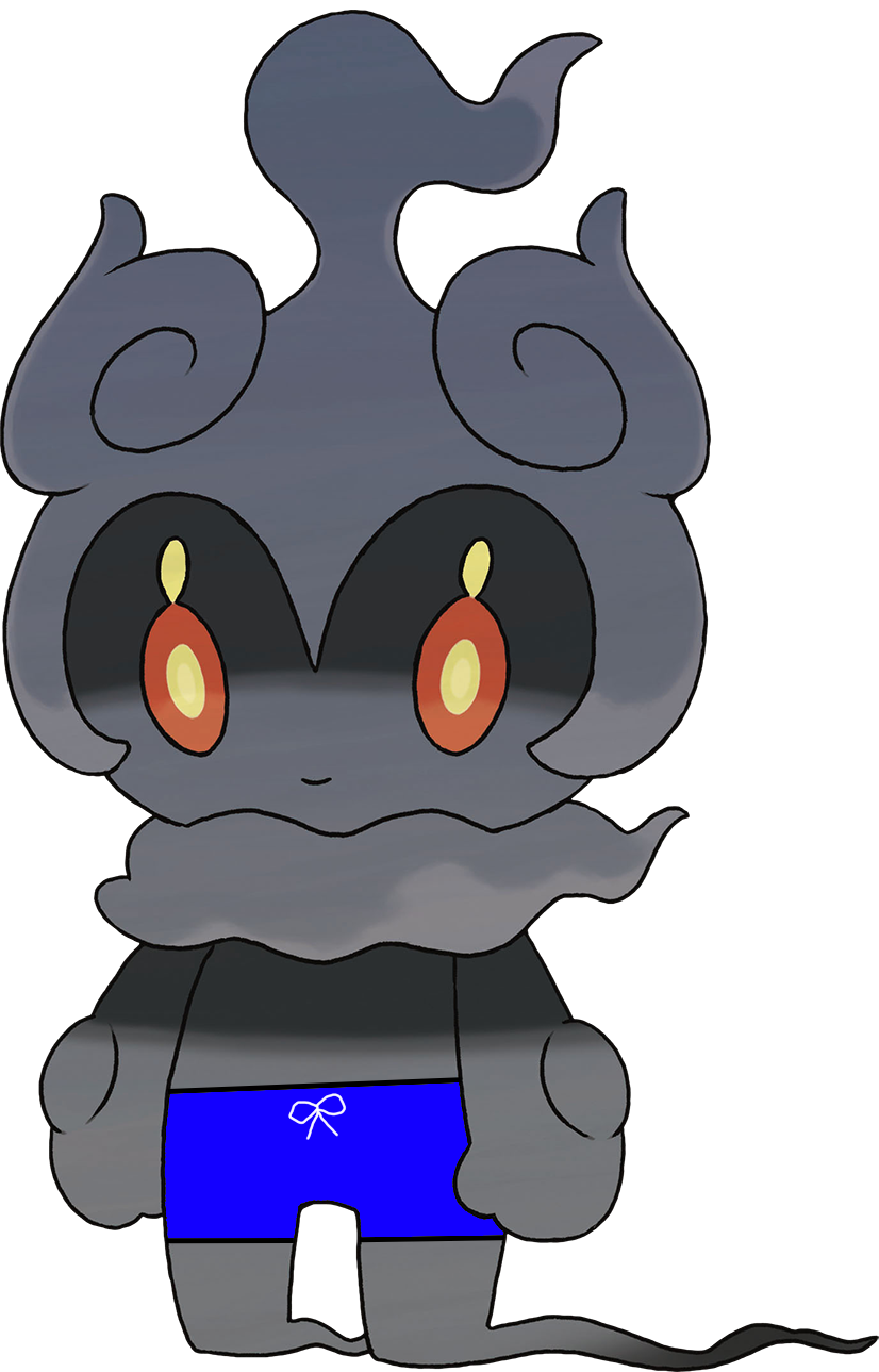 Marshadow (Swimming Trunks) Blank Meme Template