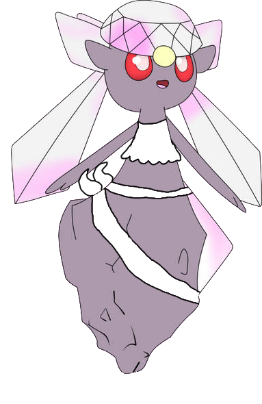 Diancie (Summer/Beach outfit) Blank Meme Template