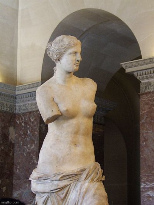 Venus de milo | image tagged in venus de milo | made w/ Imgflip meme maker