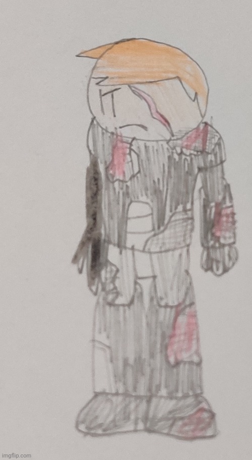 3rd and final scrapped OC, this was an idea for an AU version of James where he just became evil | made w/ Imgflip meme maker