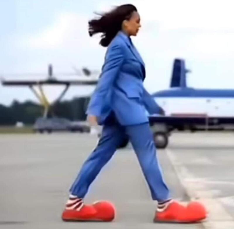 Hobama clown shoes Blank Meme Template