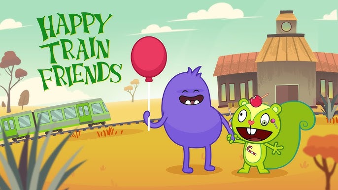 Dumb Ways to Die x Happy Tree Friends: HAPPY TRAIN FRIENDS Blank Meme Template