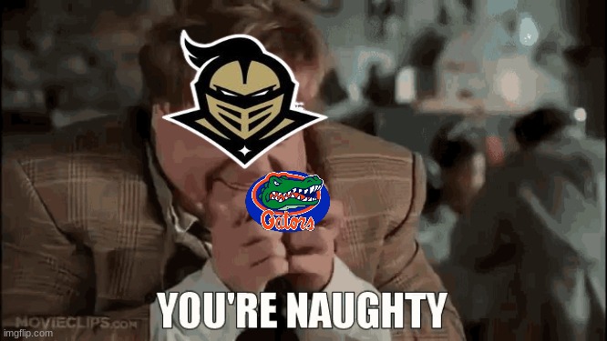 UCF vs Florida Bowl meme | image tagged in funny memes,chris farley,memes,sports,funny | made w/ Imgflip meme maker