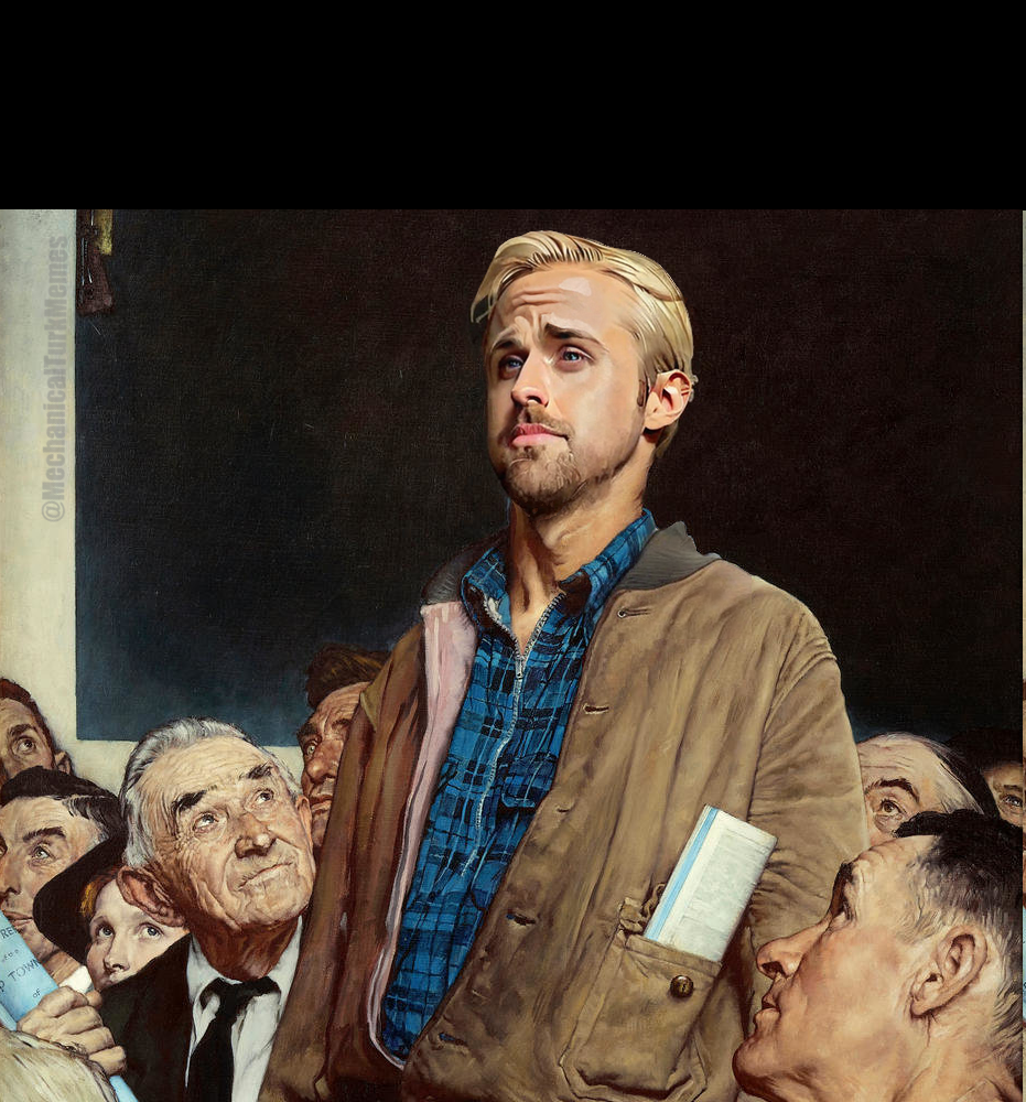 Ryan Gosling Freedom of Speech Blank Meme Template