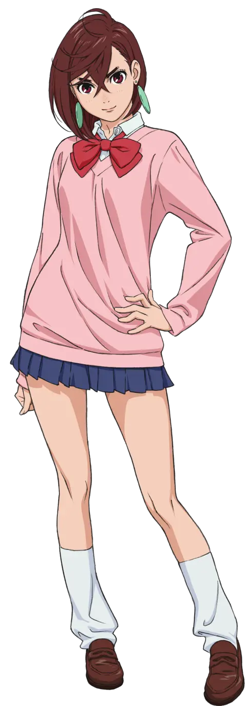 High Quality Ayase Momo (Dandadan) Blank Meme Template